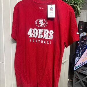 Nike Red 49ers Football T-Shirt